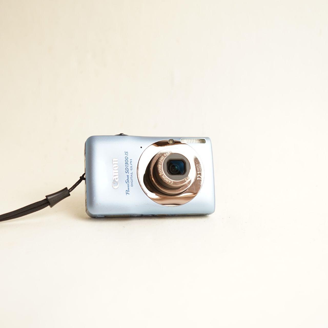 Canon PowerShot SD1300 IS Digital Camera | 12.1MP | Tested & Working | Blue