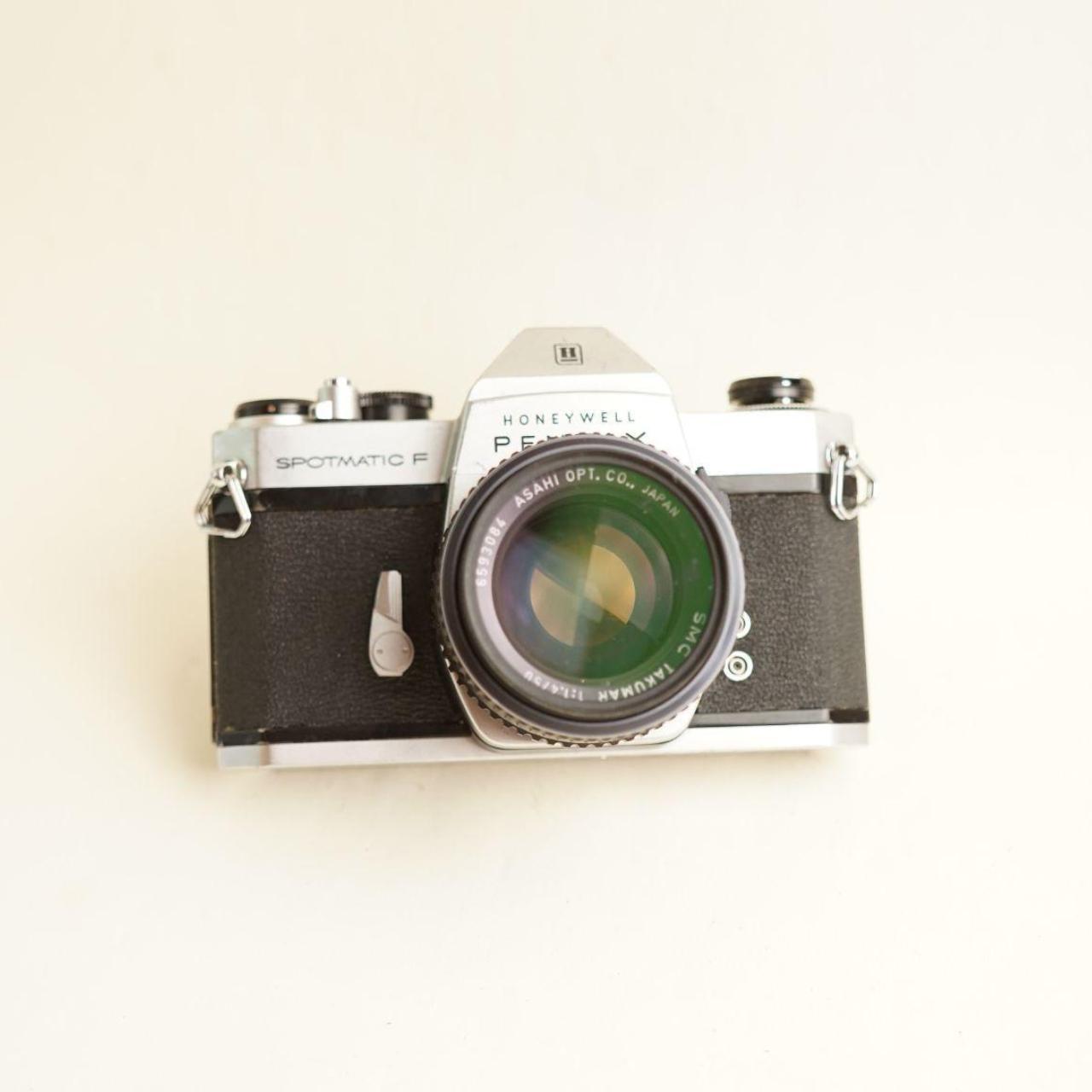 Pentax Spotmatic F Film Camera | FULL CLA | 50mm f/1.4 Lens | Read Description | Silver