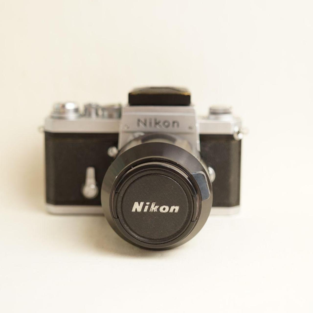 Nikon F Film Camera | FULLY CLA'd | 35mm SLR | Nikkor 105mm f/2.5 Lens | Tested & Working