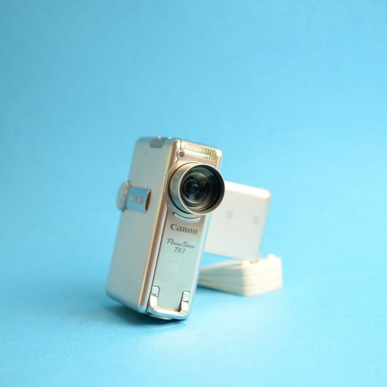 Canon PowerShot TX1 Digital Camera | 7.1MP | Tested & Working | Silver
