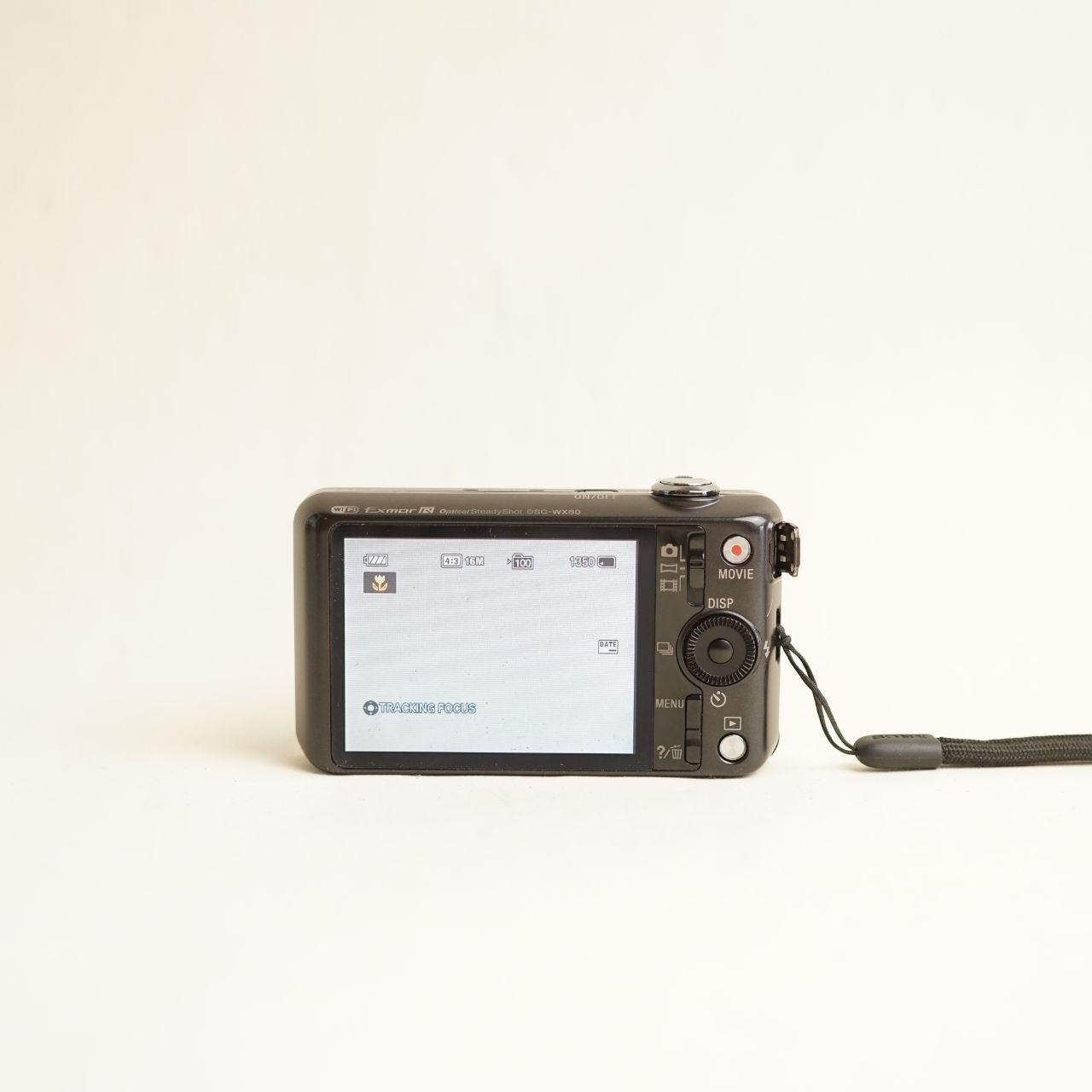 Sony Cyber-shot DSC-WX80 Digital Camera | 16.2MP | Tested & Working | Black