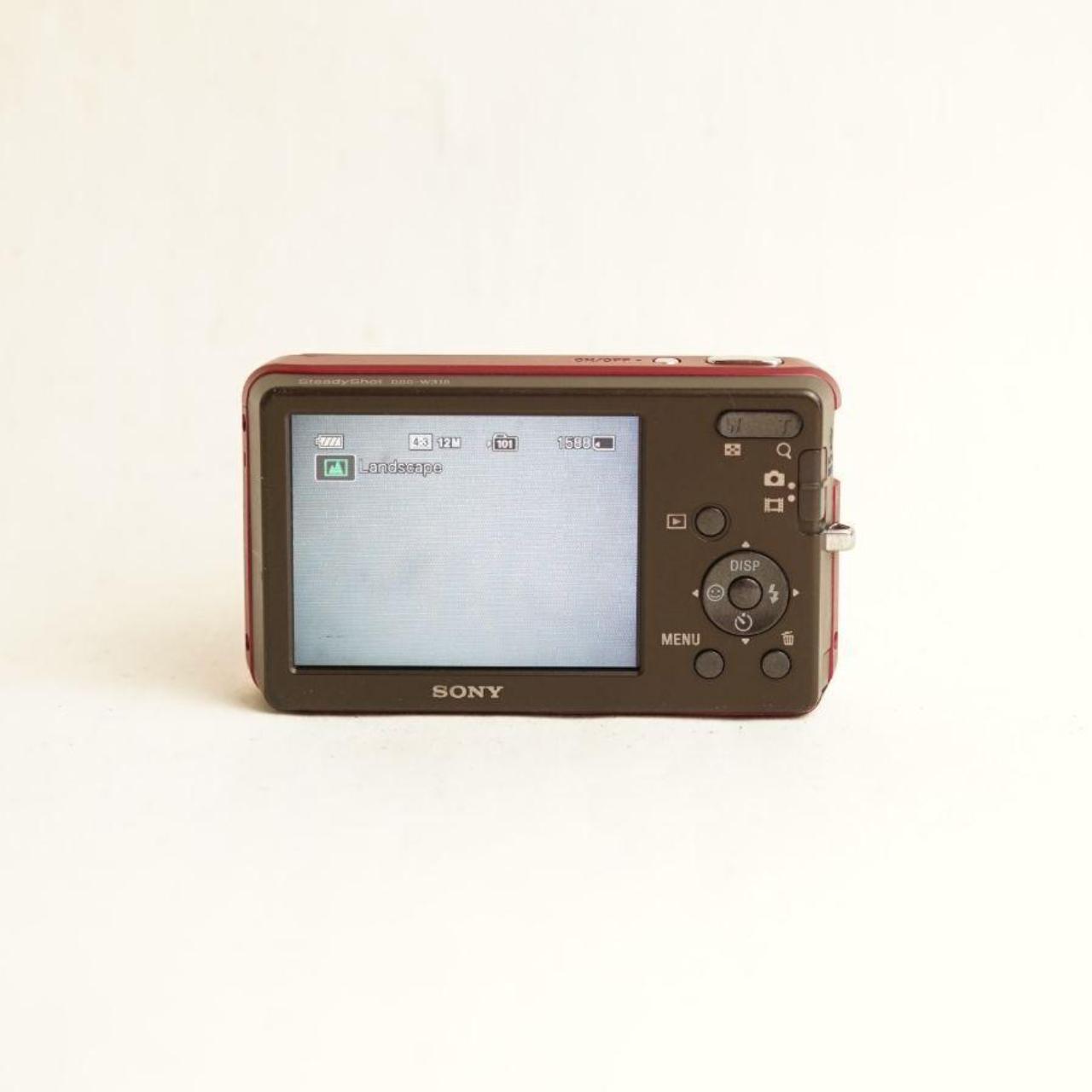 Sony Cyber-shot DSC-W310 Digital Camera | 12.1MP | Tested & Working | Red