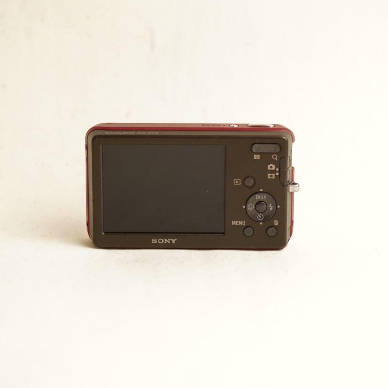 Sony Cyber-shot DSC-W310 Digital Camera | 12.1MP | Tested & Working | Red