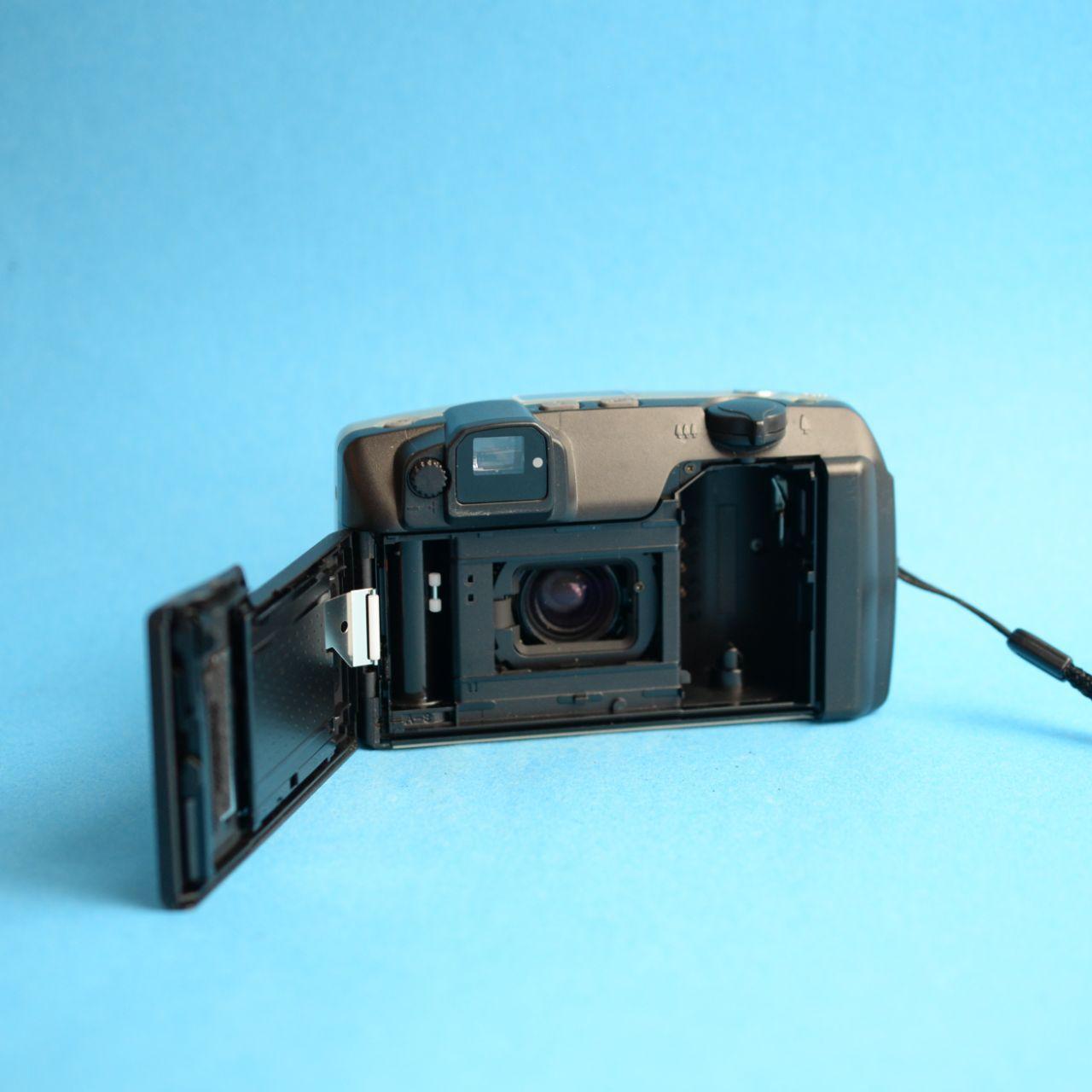 Pentax IQZoom 105G Film Camera | 35mm Point & Shoot | Tested & Working | Gold