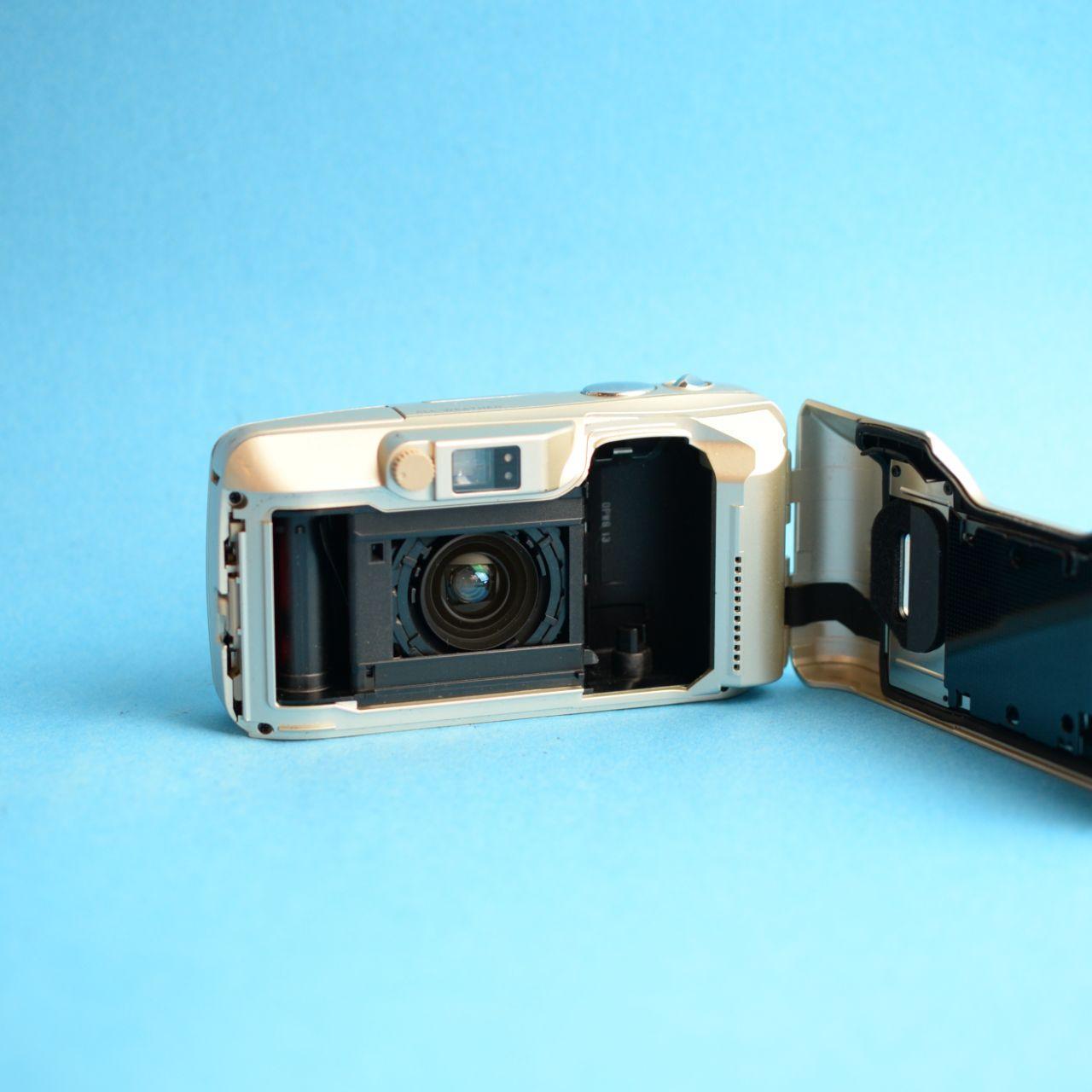 Olympus Stylus 150 Film Camera | 35mm Point & Shoot | Tested & Working | Gold