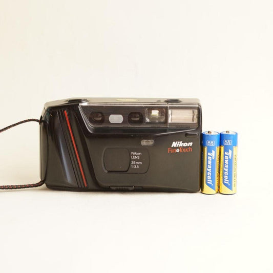 Nikon Fun Touch Film Camera | 35mm Point & Shoot | Tested & Working | Black