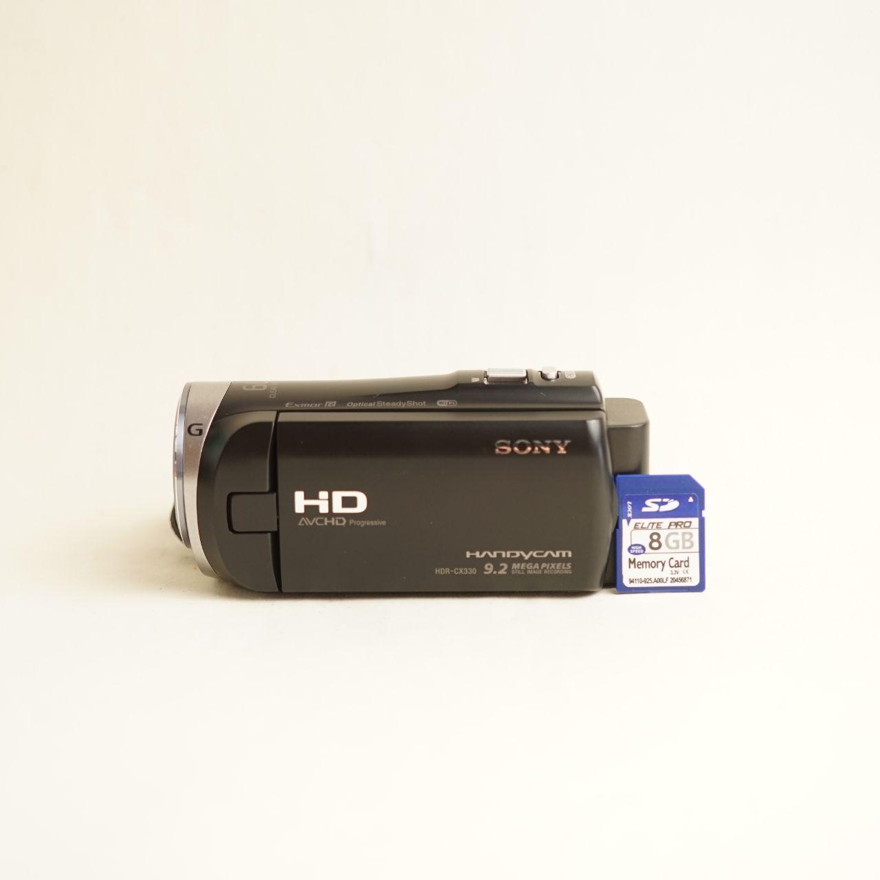 Sony Handycam HDR-CX330 Digital Camcorder | Full HD | Tested & Working | Black