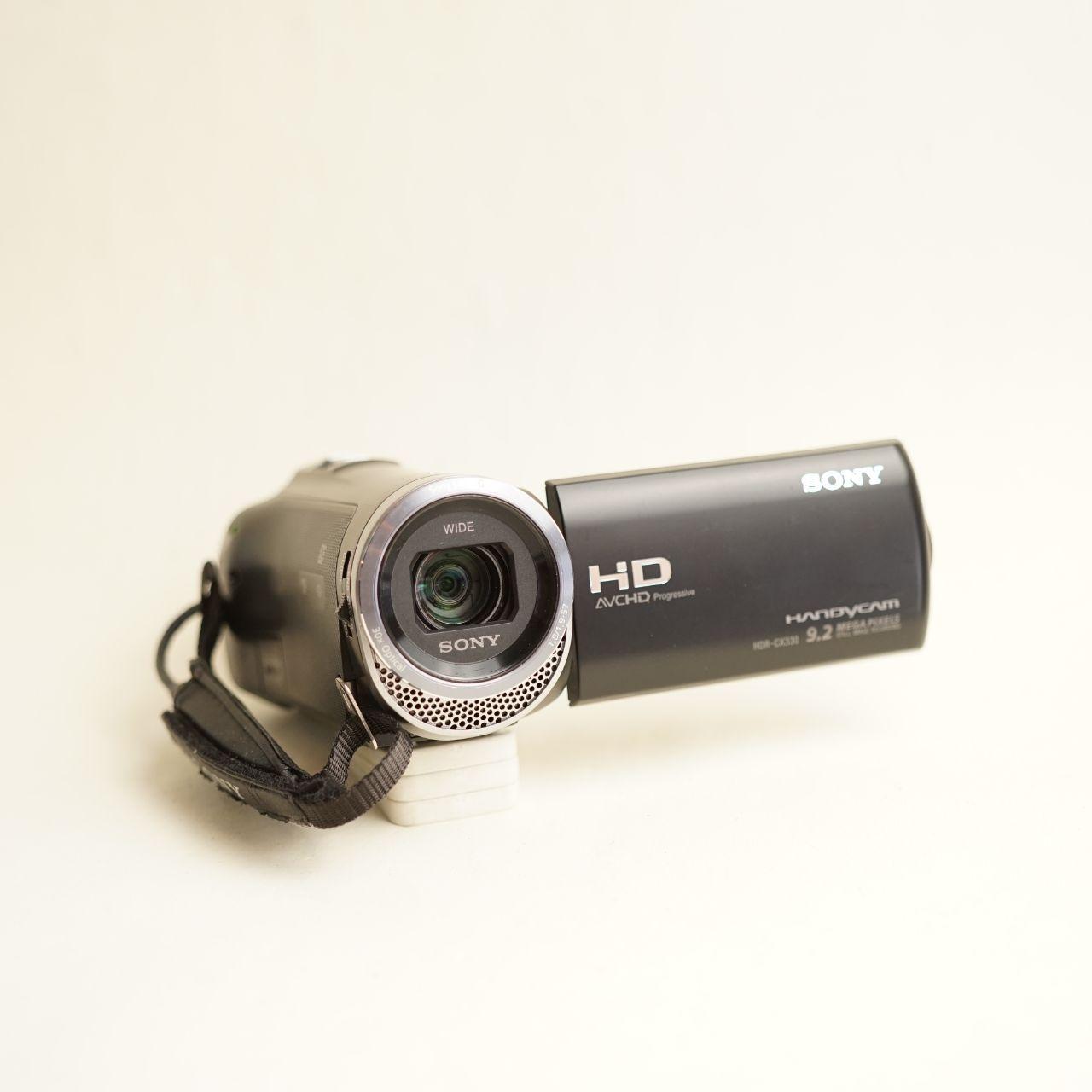 Sony Handycam HDR-CX330 Digital Camcorder | Full HD | Tested & Working | Black