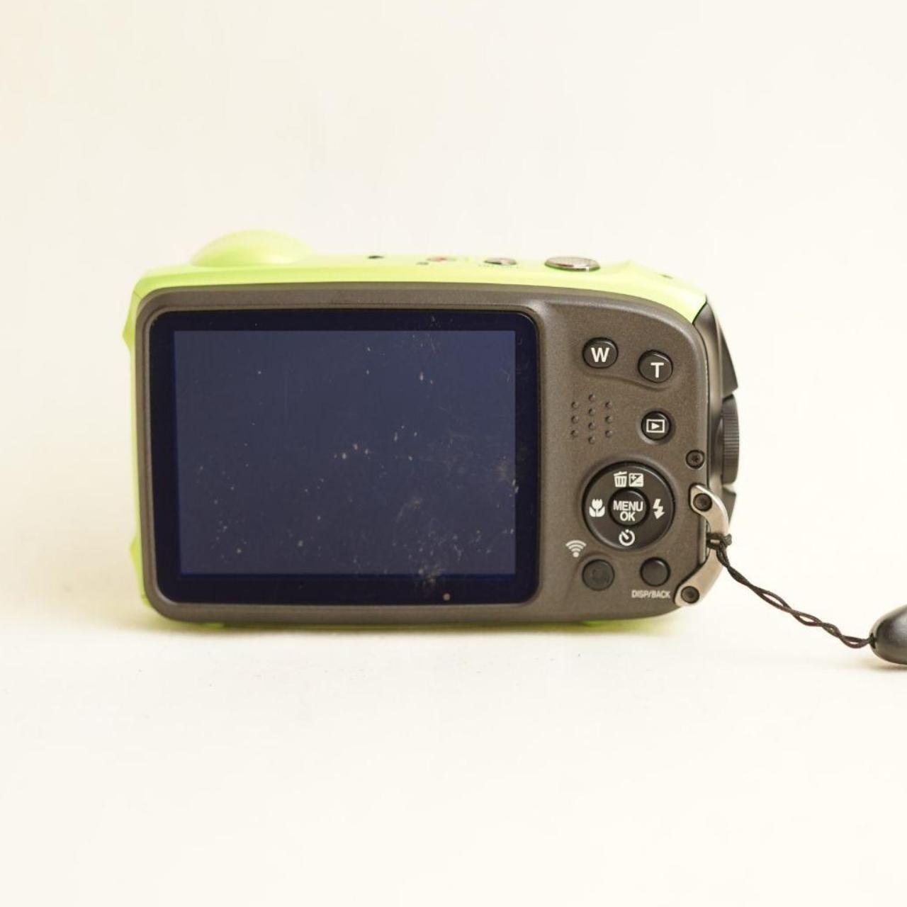 Fujifilm FinePix XP90 Digital Camera | 16.4MP | Tested & Working | Grey & Green