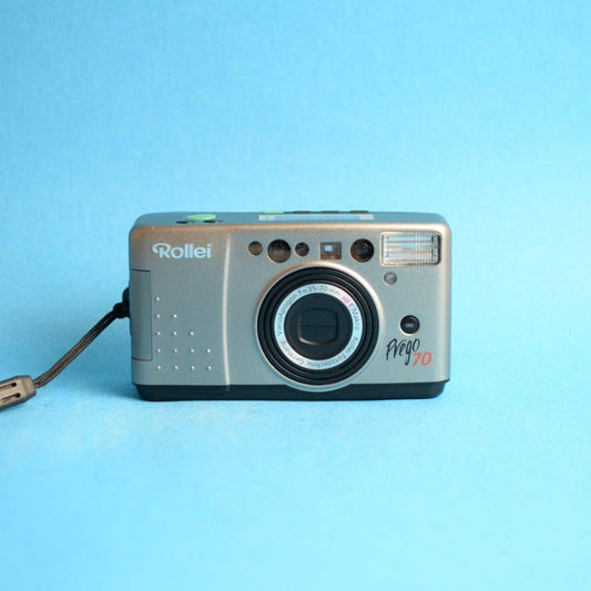 Rollei Prego 70 Film Camera | 35mm Point & Shoot | Tested & Working | Grey