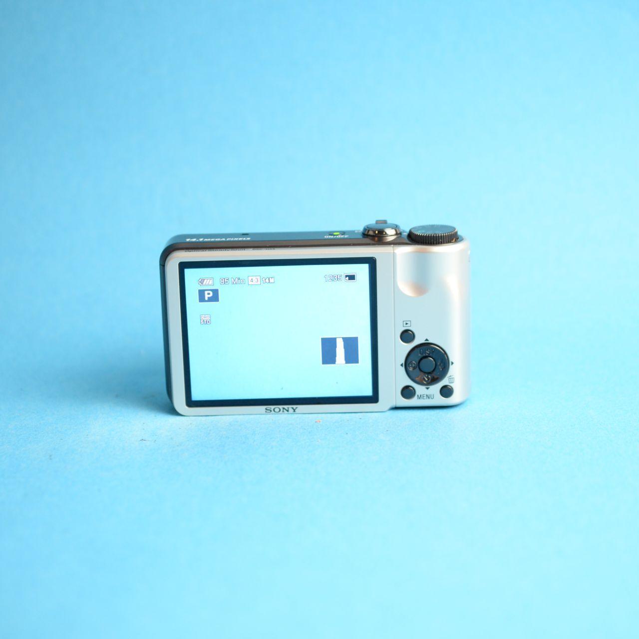 Sony Cyber-shot DSC-H55 Digital Camera | 14.1MP | Tested & Working | Silver