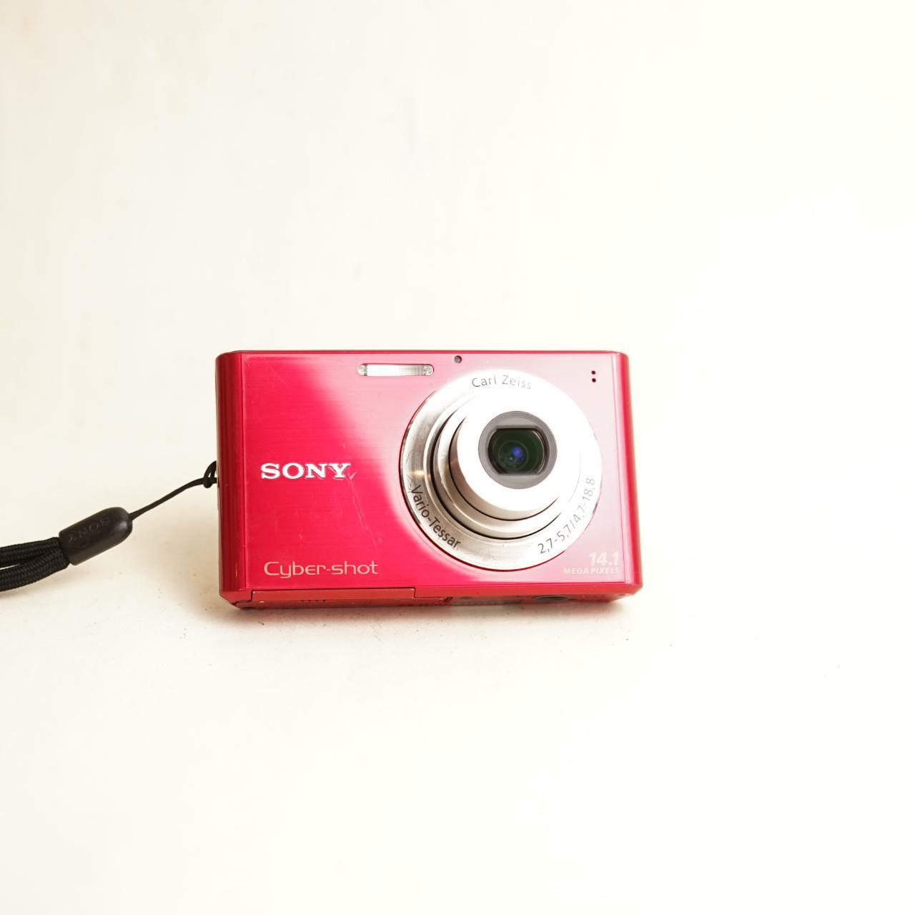 Sony Cyber-shot DSC-W330 Digital Camera | 14.1MP | Tested & Working | Red