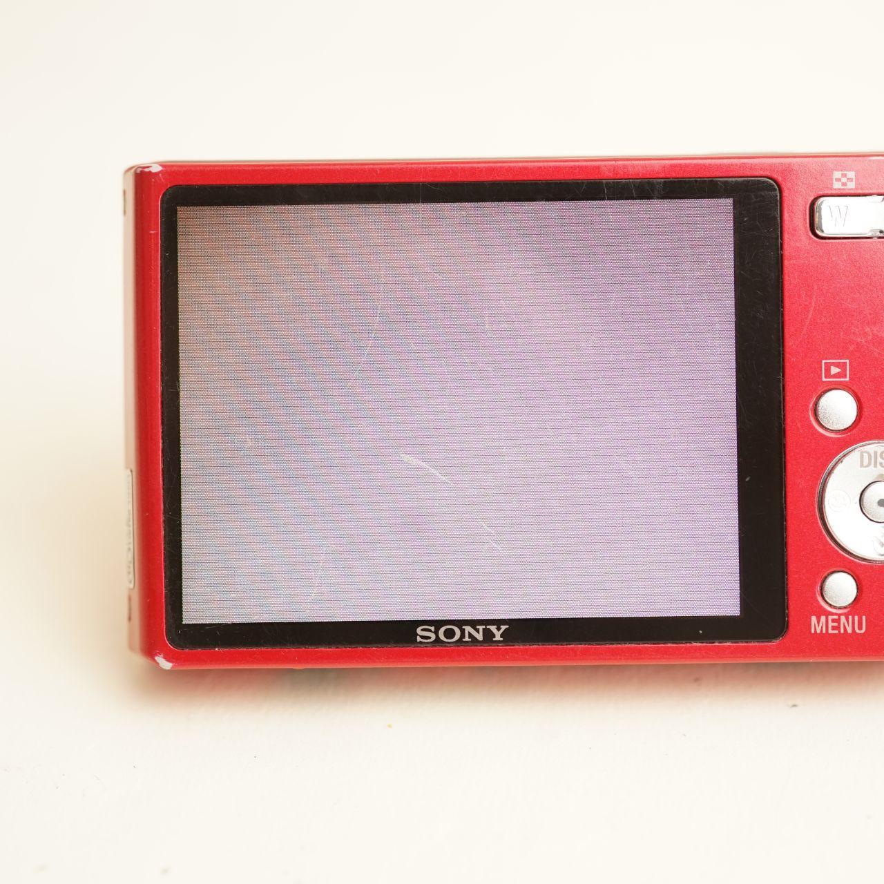 Sony Cyber-shot DSC-W330 Digital Camera | 14.1MP | Tested & Working | Red