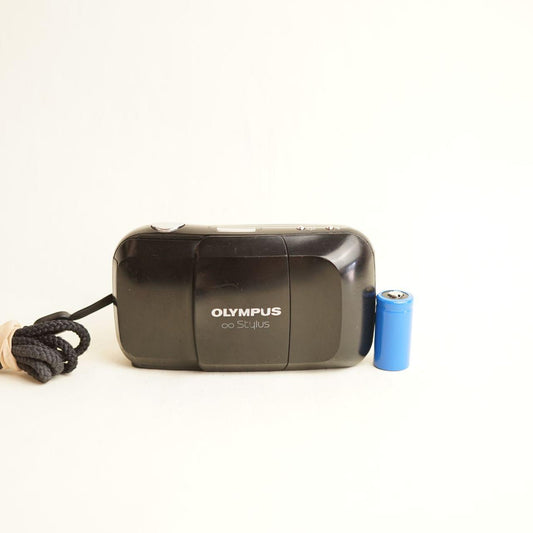 Olympus Infinity Stylus (MJU I) Film Camera | 35mm Point & Shoot | Tested & Working | Black