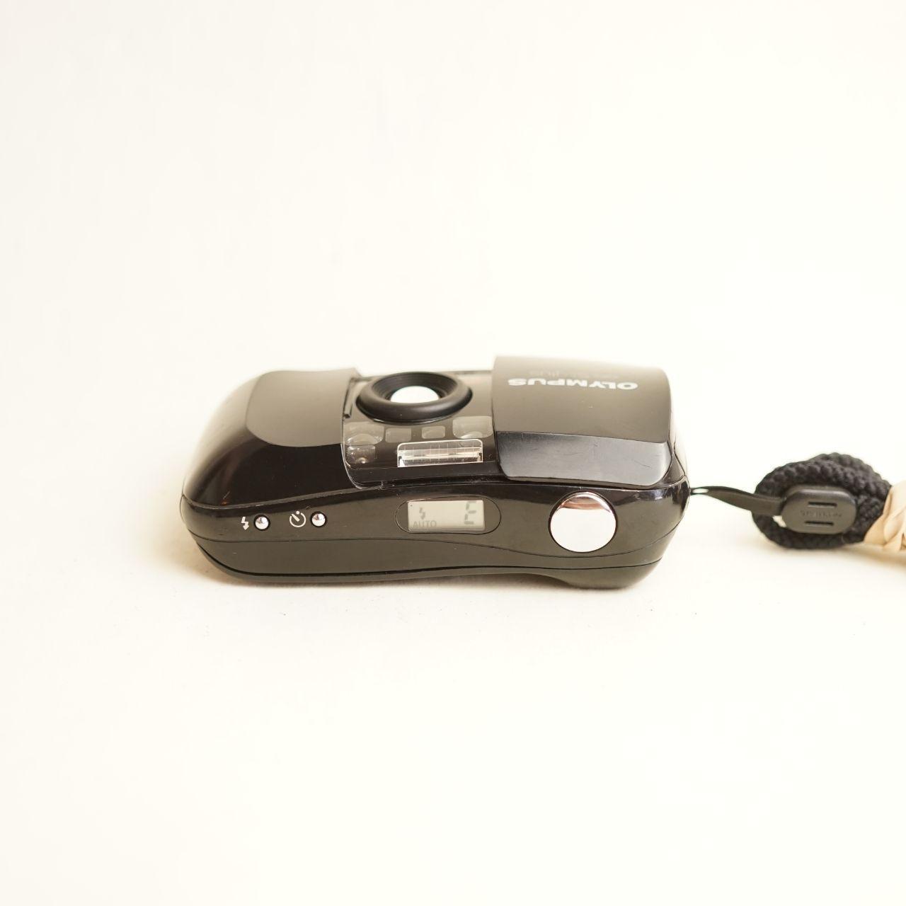 Olympus Infinity Stylus (MJU I) Film Camera | 35mm Point & Shoot | Tested & Working | Black