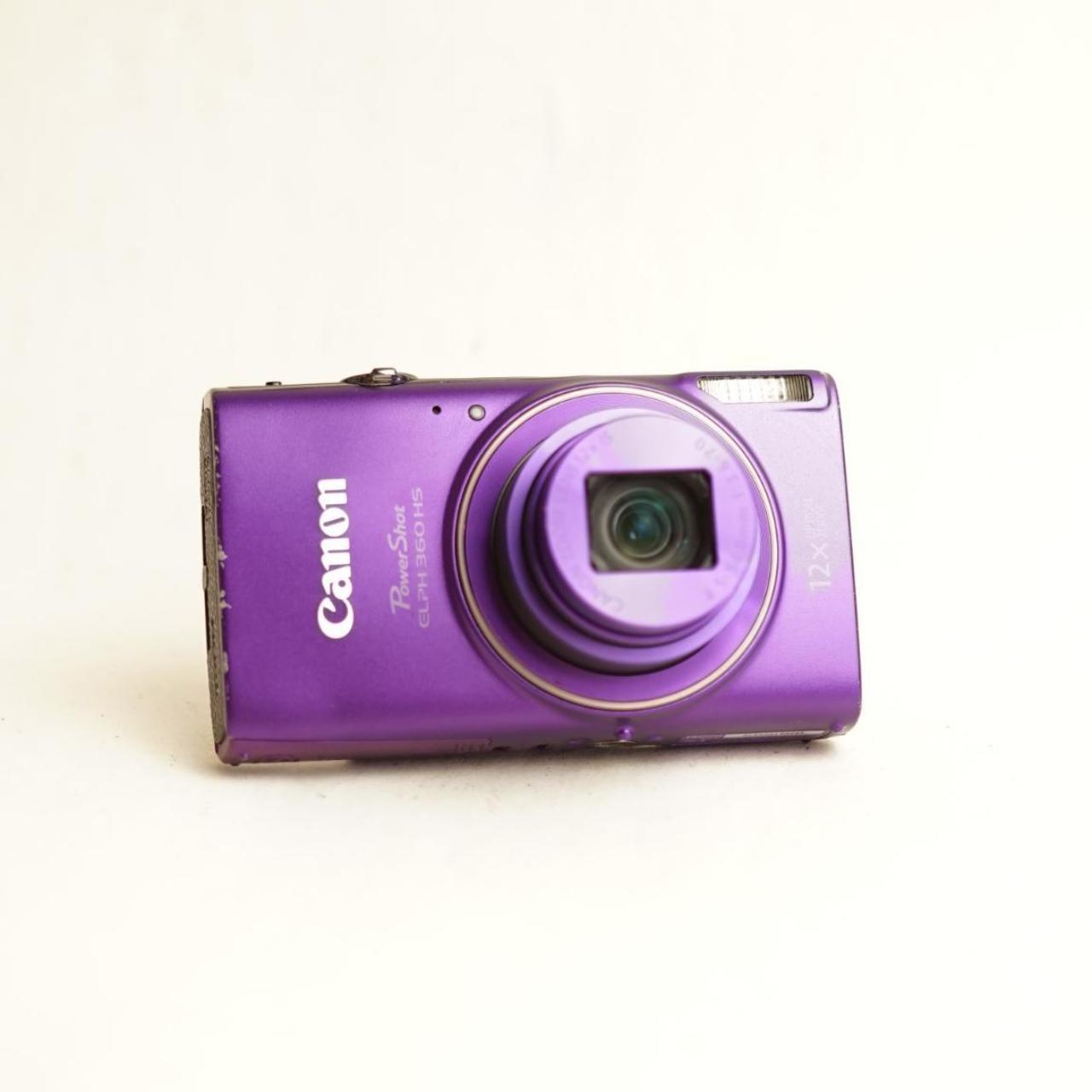 Canon PowerShot ELPH 360 HS Digital Camera | 20.2MP | Read Description | Purple