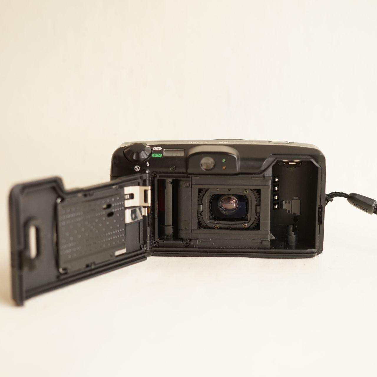 Canon Sure Shot 85 Zoom Date Film Camera | 35mm Point & Shoot | Tested & Working | Black