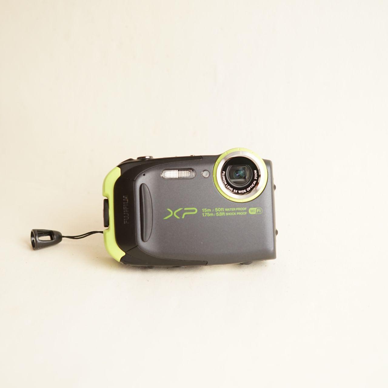 Fujifilm FinePix XP80 Digital Camera | 16.4MP | Tested & Working | Grey & Green