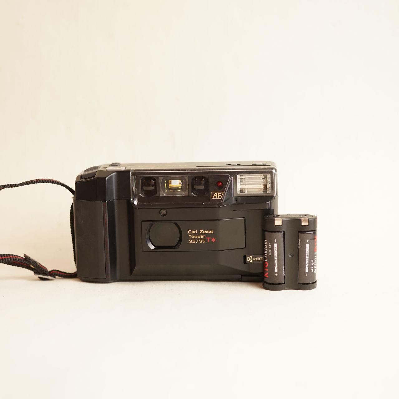 Yashica T2 D Film Camera | 35mm Point & Shoot | Tested & Working | Black