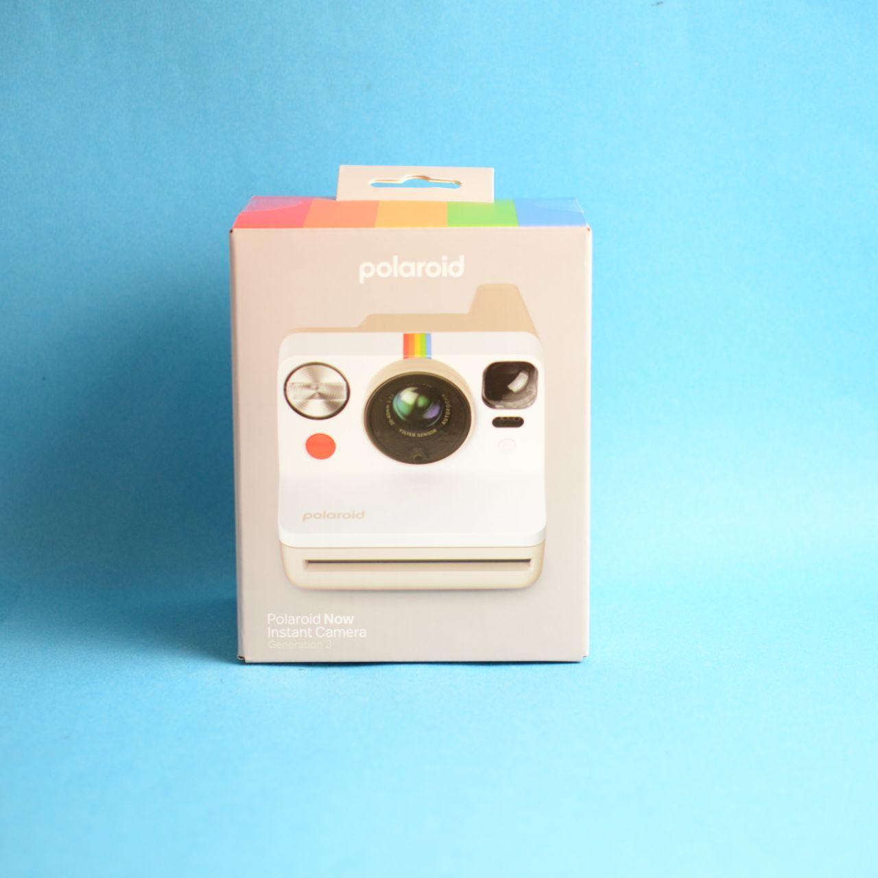 Polaroid Now Gen 3 Instant Camera | NEW | i-Type + 600 Film | Tested & Working | Pebble White