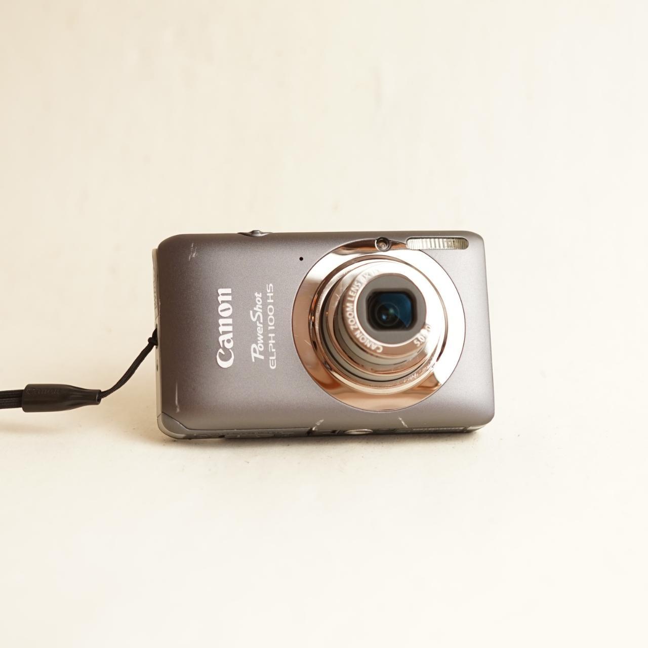 Canon PowerShot ELPH 100 HS Digital Camera | 12.1MP | Tested & Working | Grey