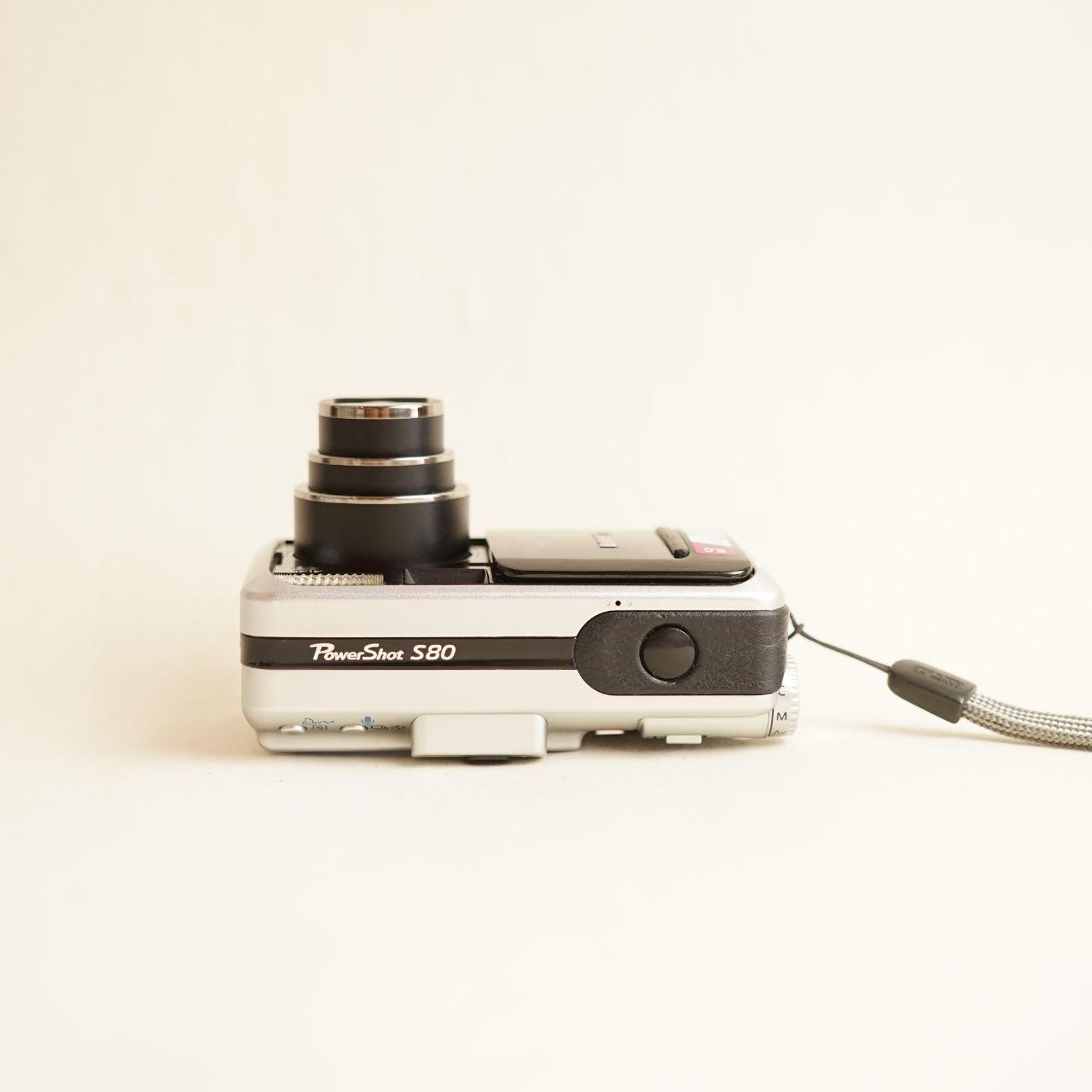 Canon PowerShot S80 Digital Camera | 8MP | Tested & Working | Black