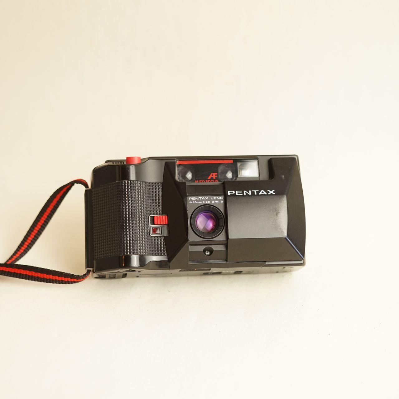 Pentax PC35 AF-M Date Film Camera | 35mm Point & Shoot | Tested & Working | Black