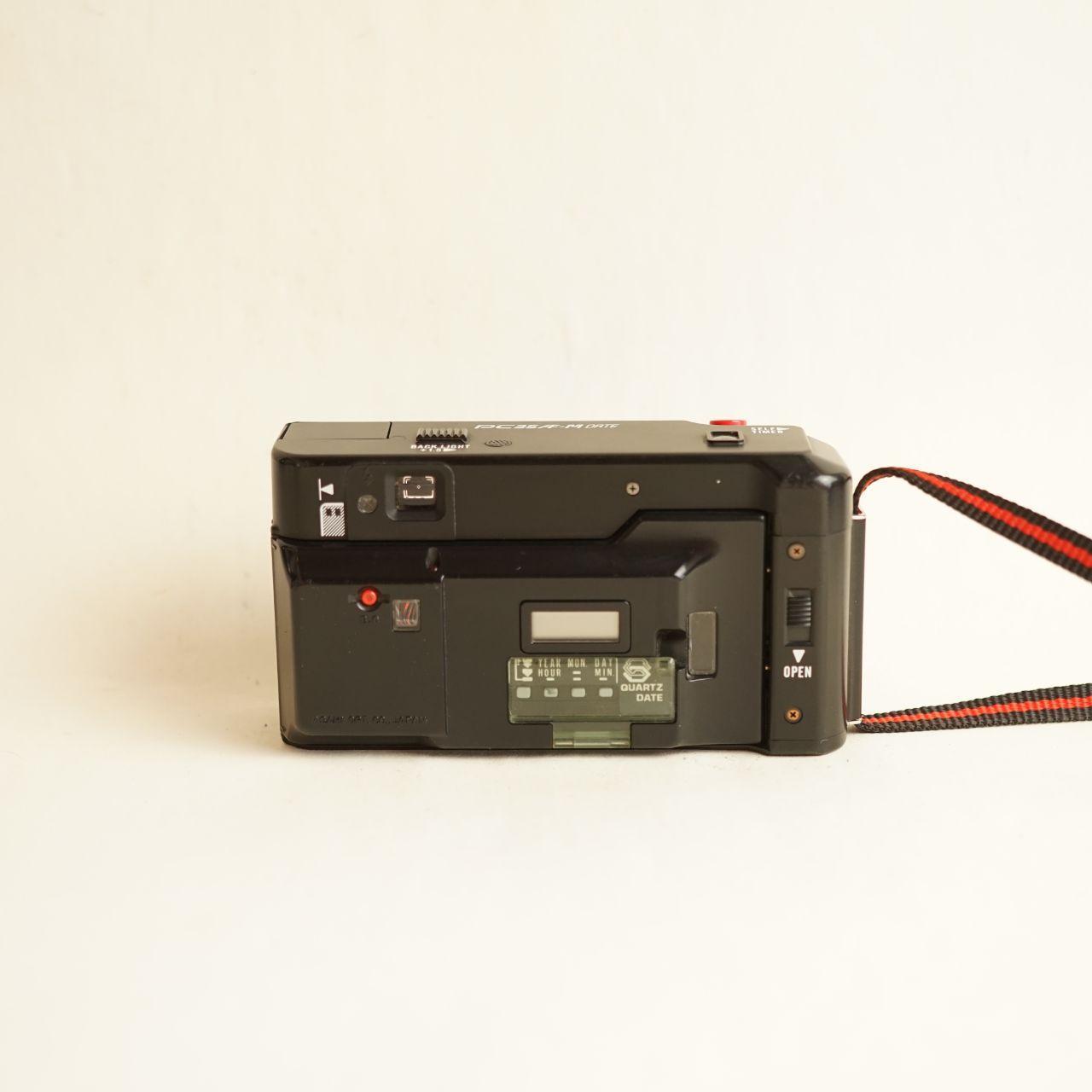 Pentax PC35 AF-M Date Film Camera | 35mm Point & Shoot | Tested & Working | Black