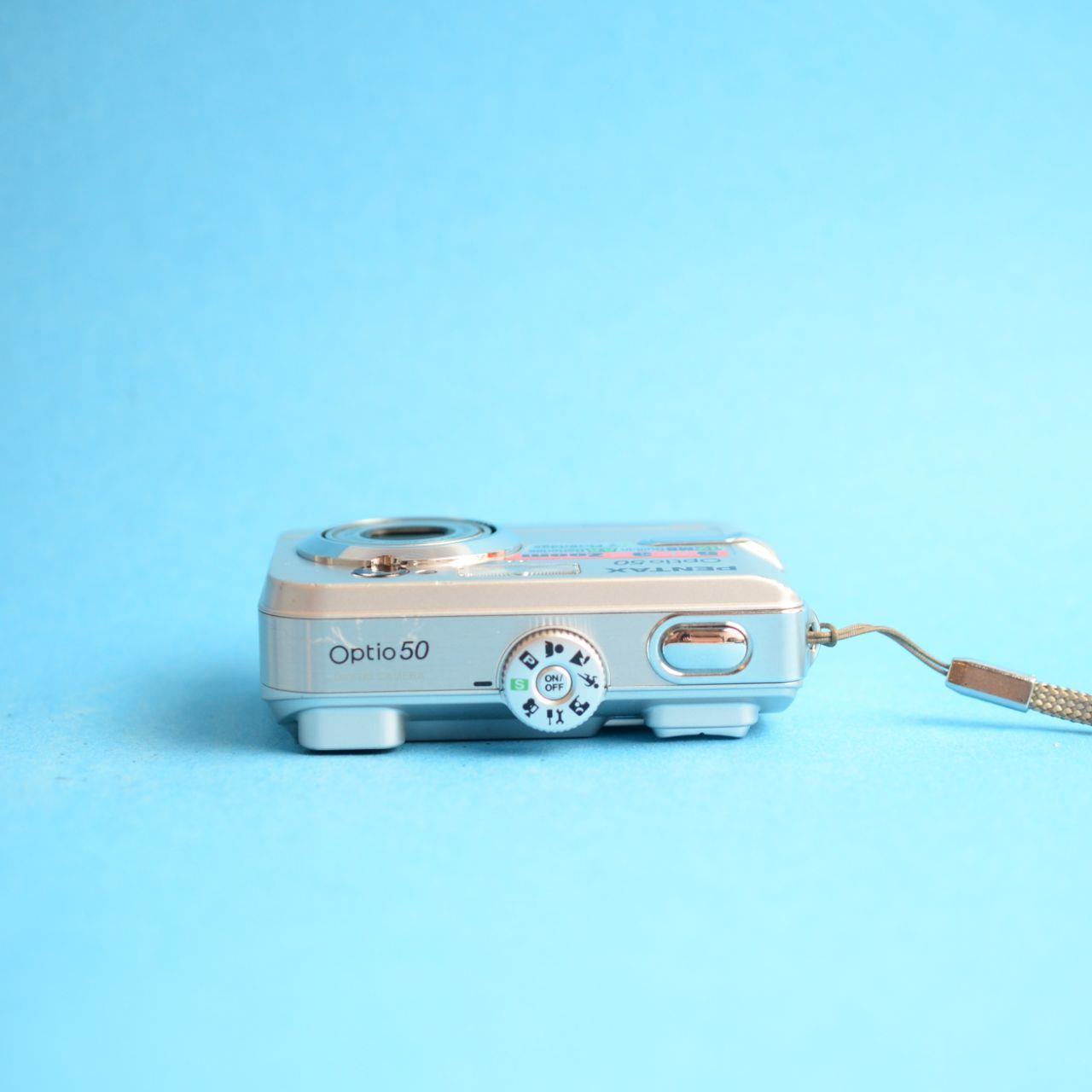 Pentax Optio 50 Digital Camera | 5MP | Tested & Working | Silver