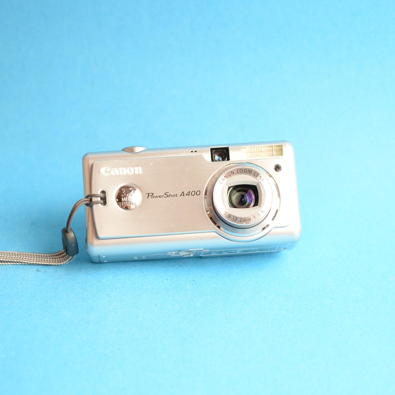Canon PowerShot A400 Digital Camera | 3.2MP | Tested & Working | Silver