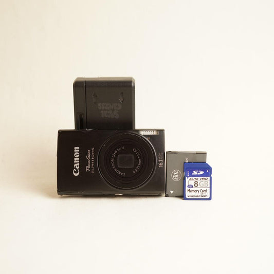 Canon PowerShot ELPH 110 HS Digital Camera | 16.1MP | Tested & Working | Black