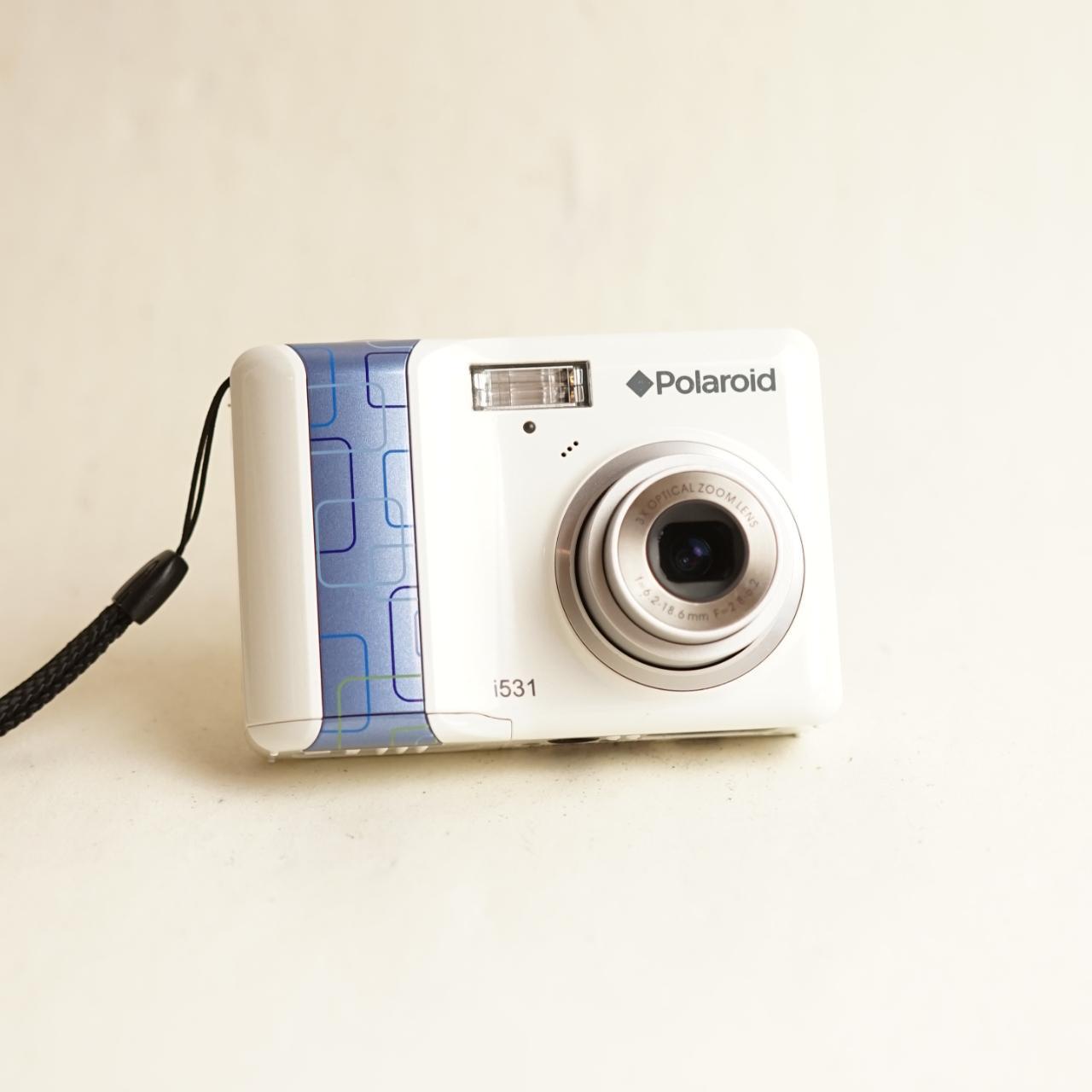 Polaroid i531 Digital Camera | 5MP | Tested & Working | White & Blue