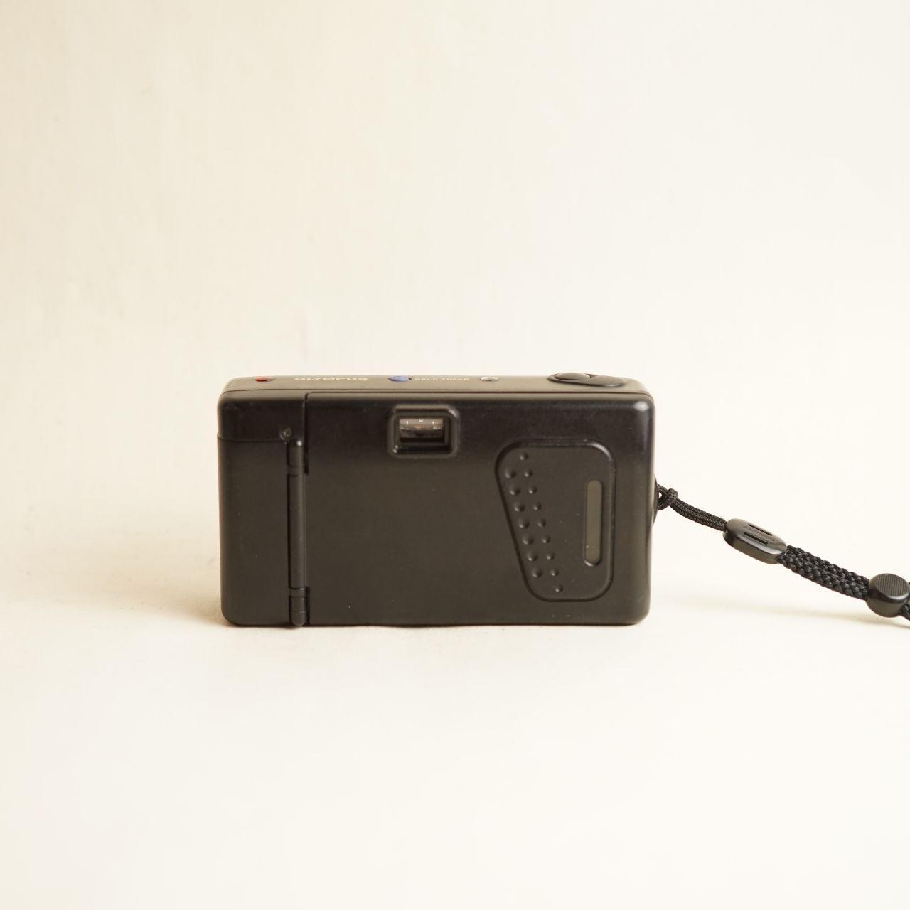 Olympus Infinity Jr Film Camera | 35mm Point & Shoot | Tested & Working | Black