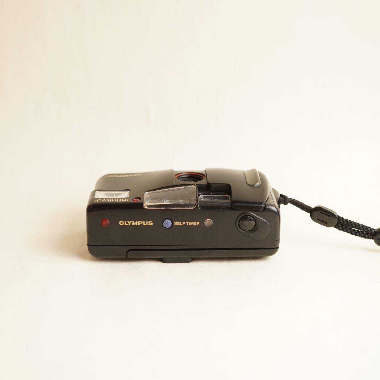 Olympus Infinity Jr Film Camera | 35mm Point & Shoot | Tested & Working | Black