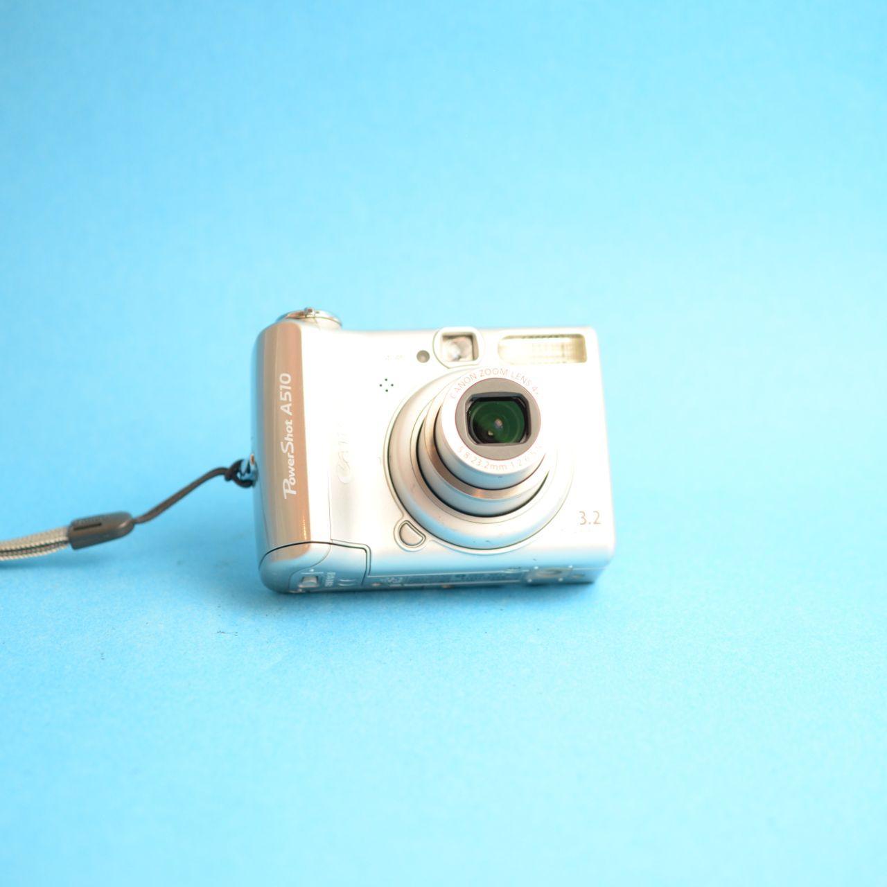 Canon PowerShot A510 Digital Camera | 3.2MP | Tested & Working | Silver