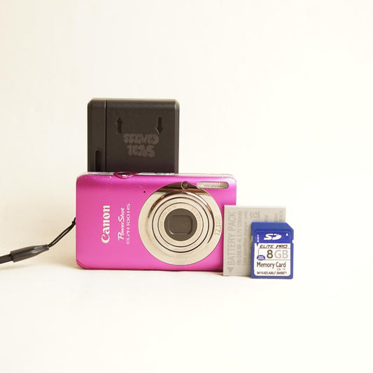 Canon PowerShot ELPH 100 HS Digital Camera | 12.1MP | Tested & Working | Pink