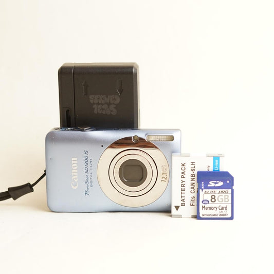 Canon PowerShot SD1300 IS Digital Camera | 12.1MP | Read Description | Blue