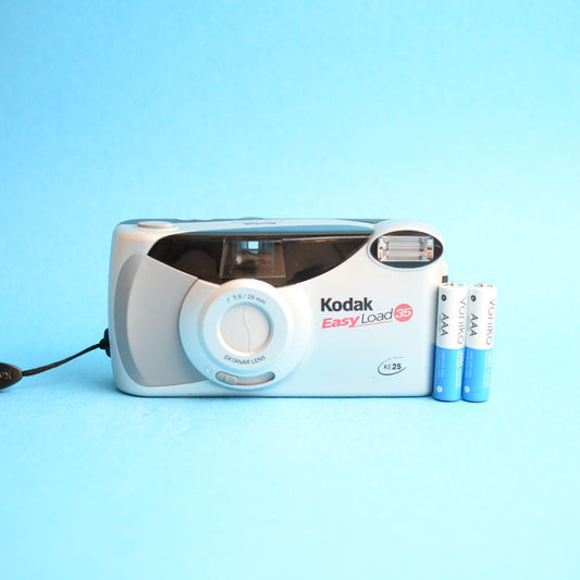 Kodak EasyLoad 35 Film Camera | 35mm Point & Shoot | Tested & Working | Silver