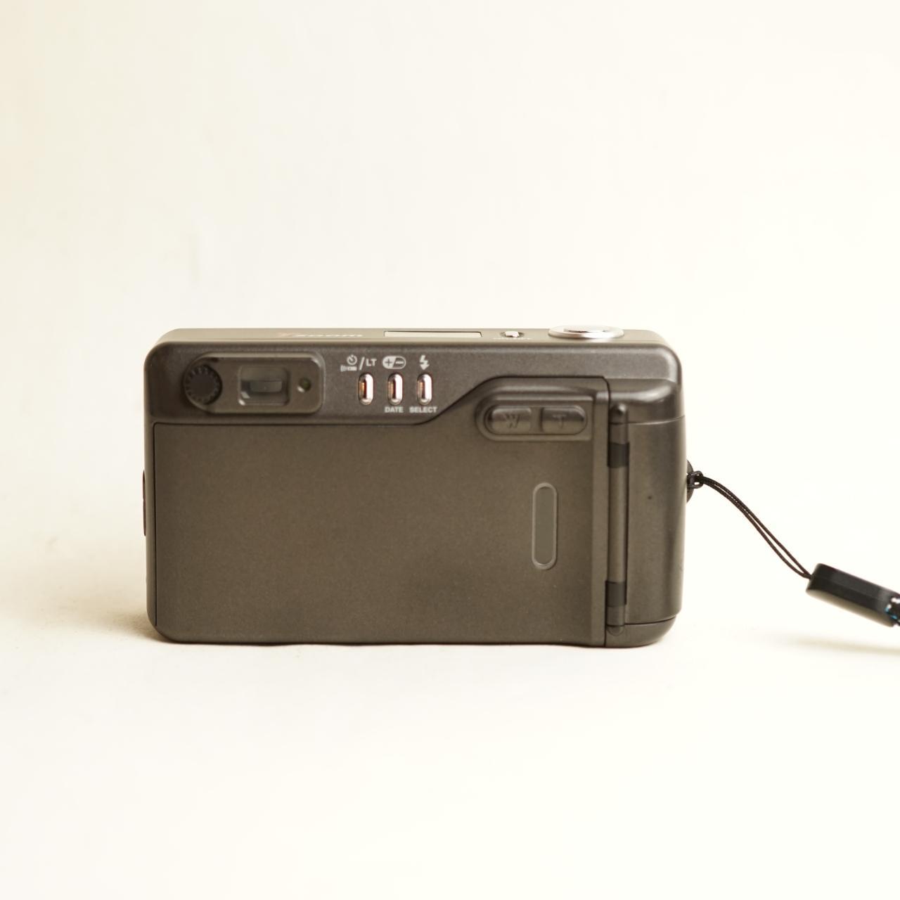 Kyocera T Zoom Film Camera | 35mm Point & Shoot | Tested & Working | Grey