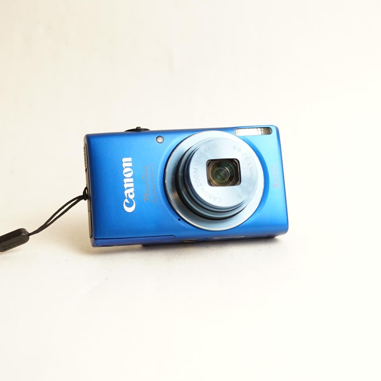 Canon PowerShot ELPH 115 IS Digital Camera | 16MP | Tested & Working | Blue