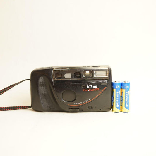 Nikon One Touch 100 Film Camera | 35mm Point & Shoot | Tested & Working | Black