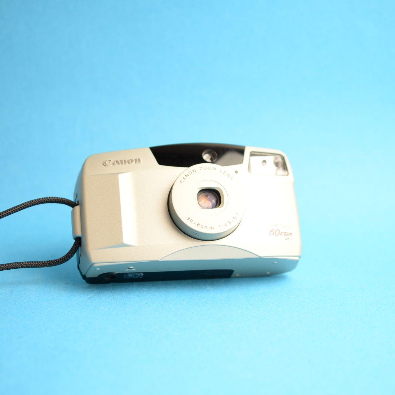 Canon Sure Shot 60 Zoom Film Camera | 35mm Point & Shoot | Read Description | Tan
