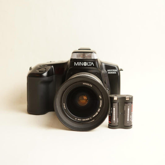 Minolta Maxxum 5000i 35mm SLR Film Camera | 28–80mm Lens | Tested & Working | Black