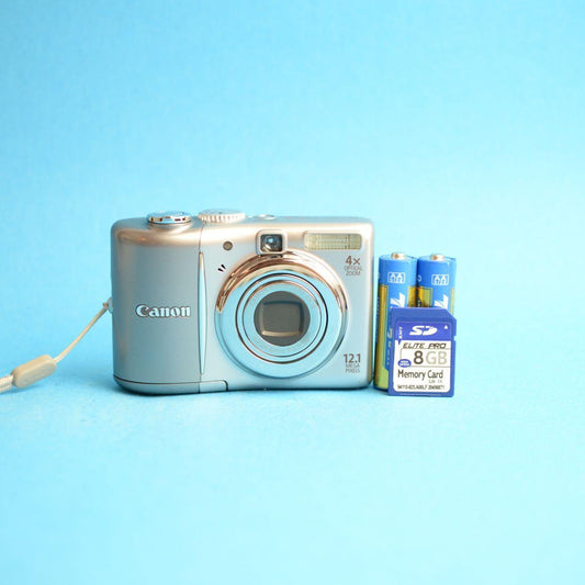 Canon PowerShot A1100 IS Digital Camera | 12.1MP | Read Description | Silver