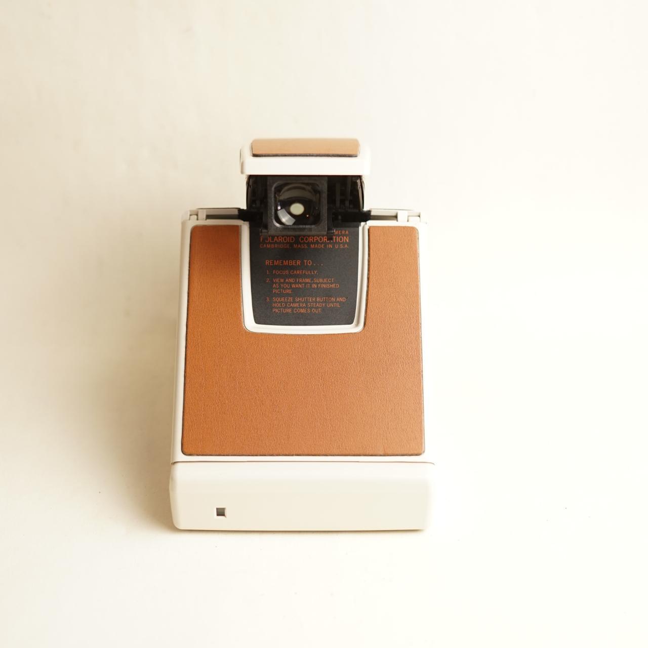 Polaroid SX-70 Land Camera Model 2 | Fully Refurbished Converted for 600 Film | Tested & Working | Tan & Cream