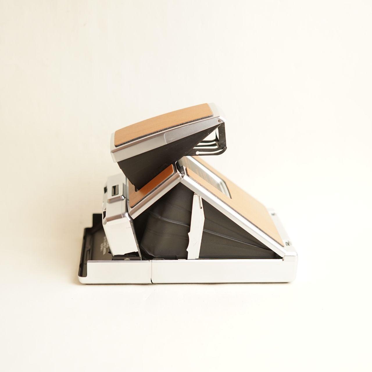 Polaroid SX-70 Land Camera Alpha 1 | Fully Refurbished Converted for 600 Film | Tested & Working | Tan & Silver