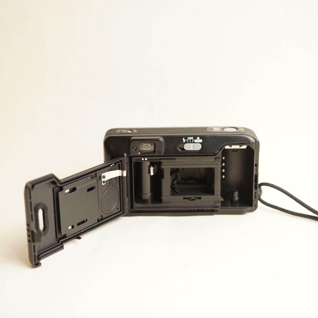 Canon Sure Shot Telemax Date Film Camera | 35mm Point & Shoot | Tested & Working | Black