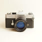 Canon TLb SLR Film Camera | Canon FD 50mm f/1.4 Lens | Tested & Working | Silver & Black