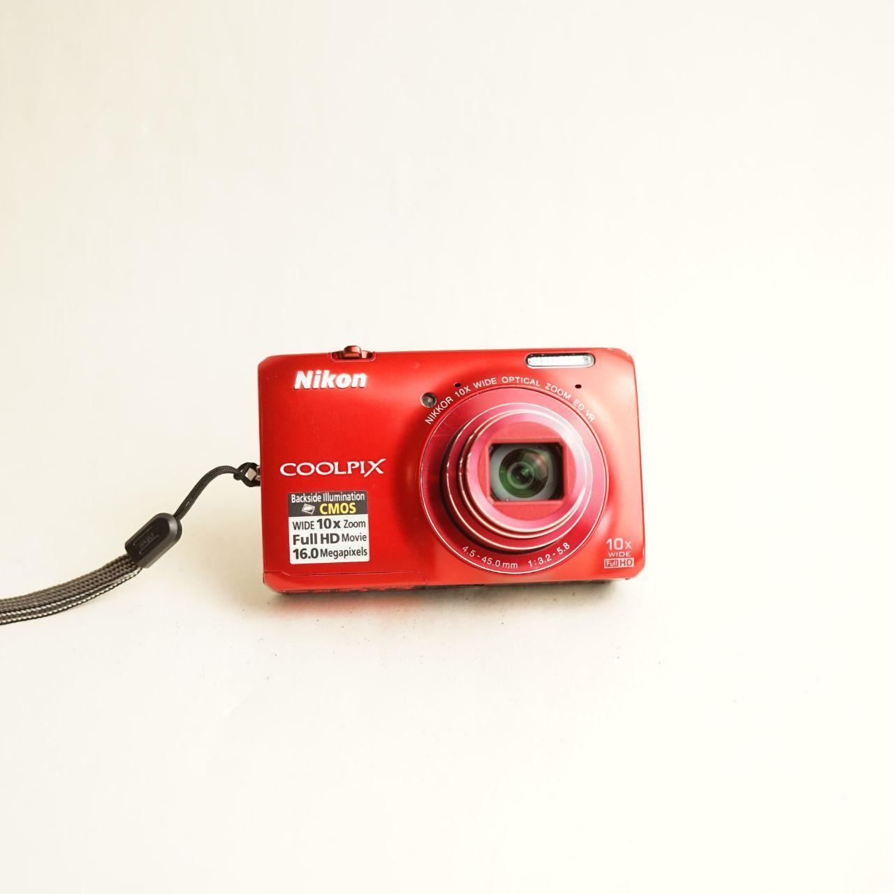 Nikon Coolpix S6300 Digital Camera | 16MP | Read Description | Red