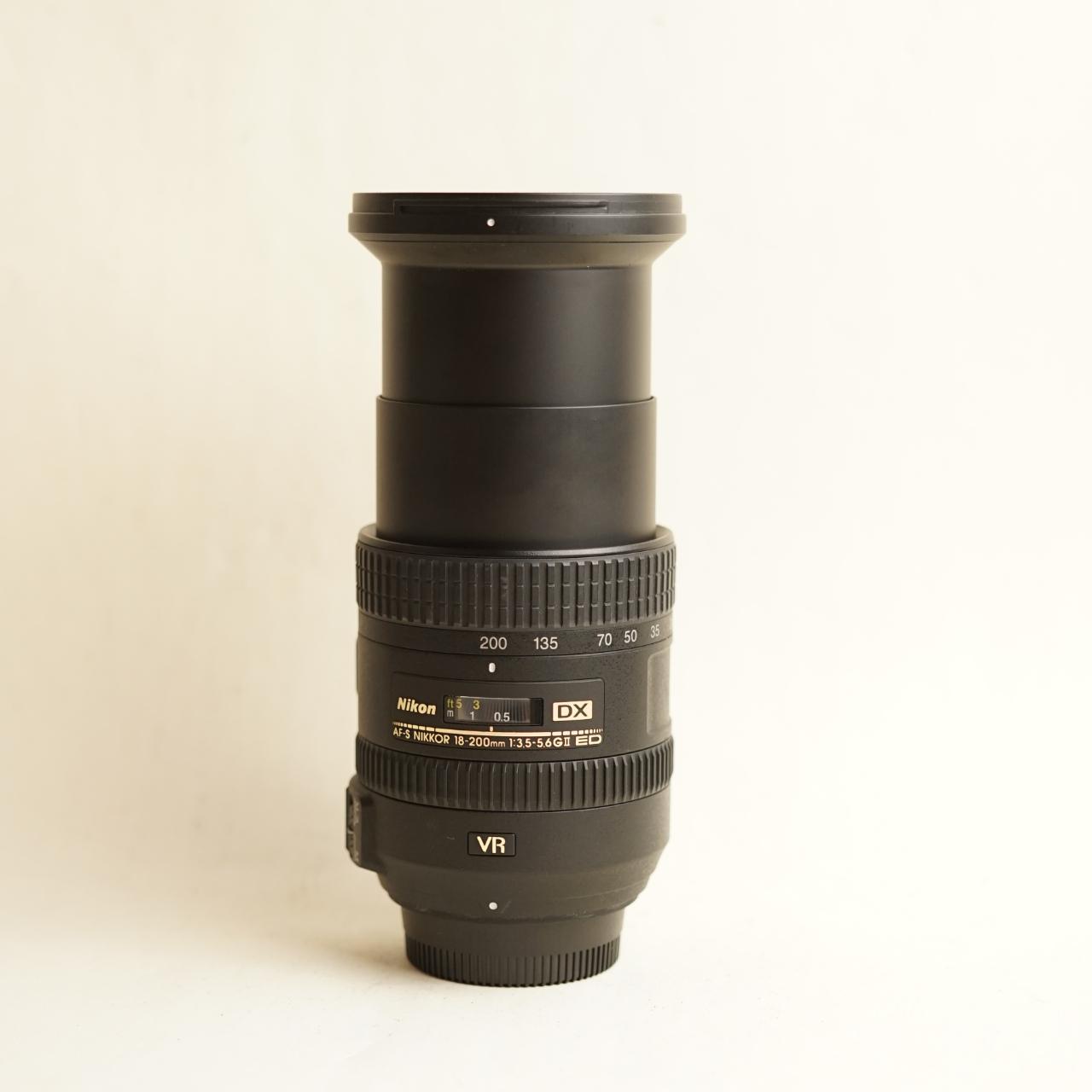 Nikon AF-S DX Nikkor 18–200mm f/3.5–5.6G ED VR Lens | Nikon F Mount | Tested & Working | Black